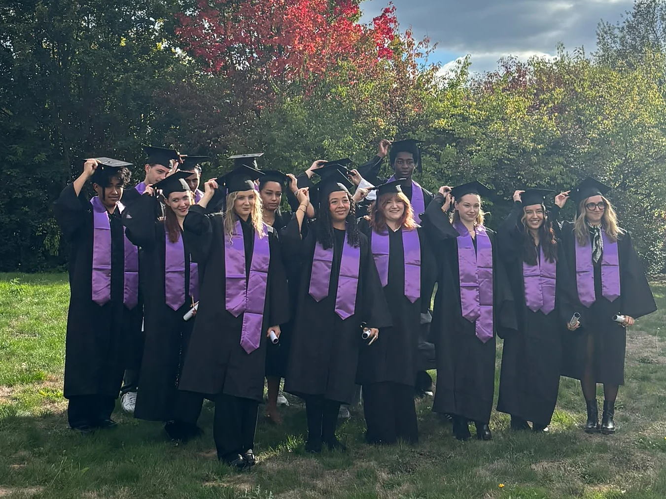 Les diplômés de la promotion 2026 de l’EMSCA, le jour de la remise des diplômes